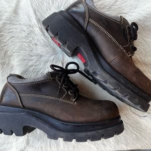 Y2K Chunky Laceup Oxford Loafer (Candie’s)